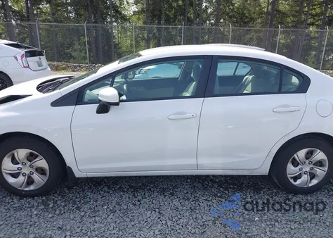 2014 Honda Civic Lx из США, поврежденный, VIN 2HGFB2F5XEH547283